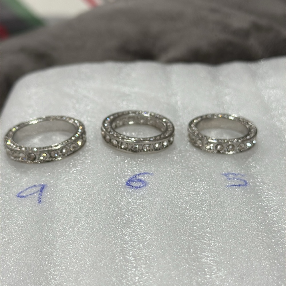 Full Diamond Rings Ladies Rings Ladies Companion Rings Finger Rings Ladies 5,6,9 - Picture 9 of 10